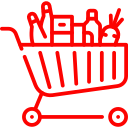 grocery-cart icon